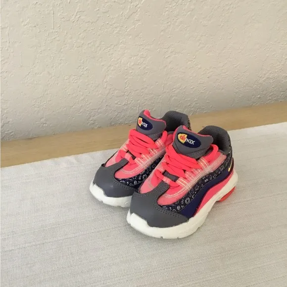 Nike Toddler Air Max 95 Doodles Sneakers Shoes Size 4C Pink CI9938-500