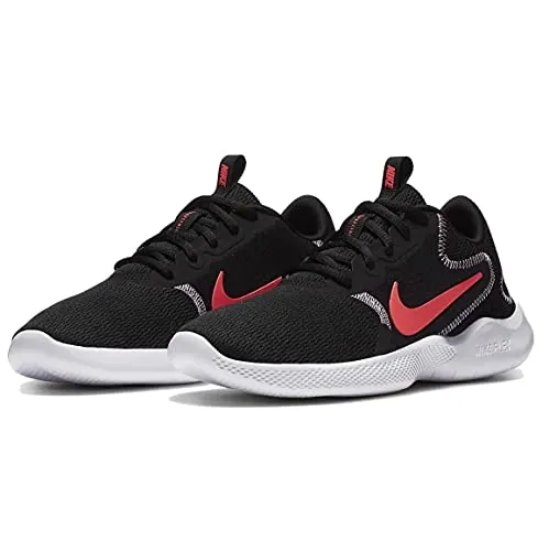 Nike Womens Flex Experience Run 9 Running Shoes, 7.5 US, Black/Flash Crimson-Beyond Pink (CD0227-004)