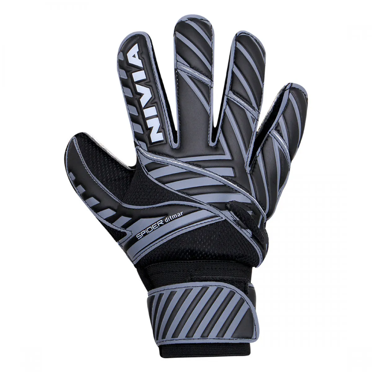 NIVIA Ditmar Spider Football GoalKeeper Gloves Black