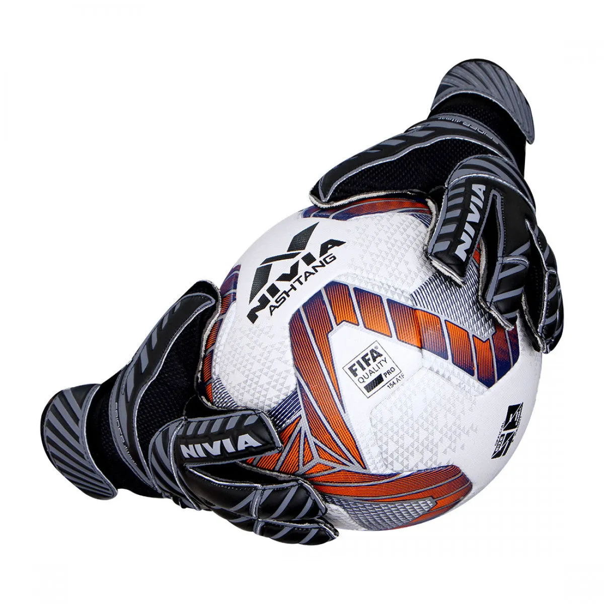 NIVIA Ditmar Spider Football GoalKeeper Gloves Black