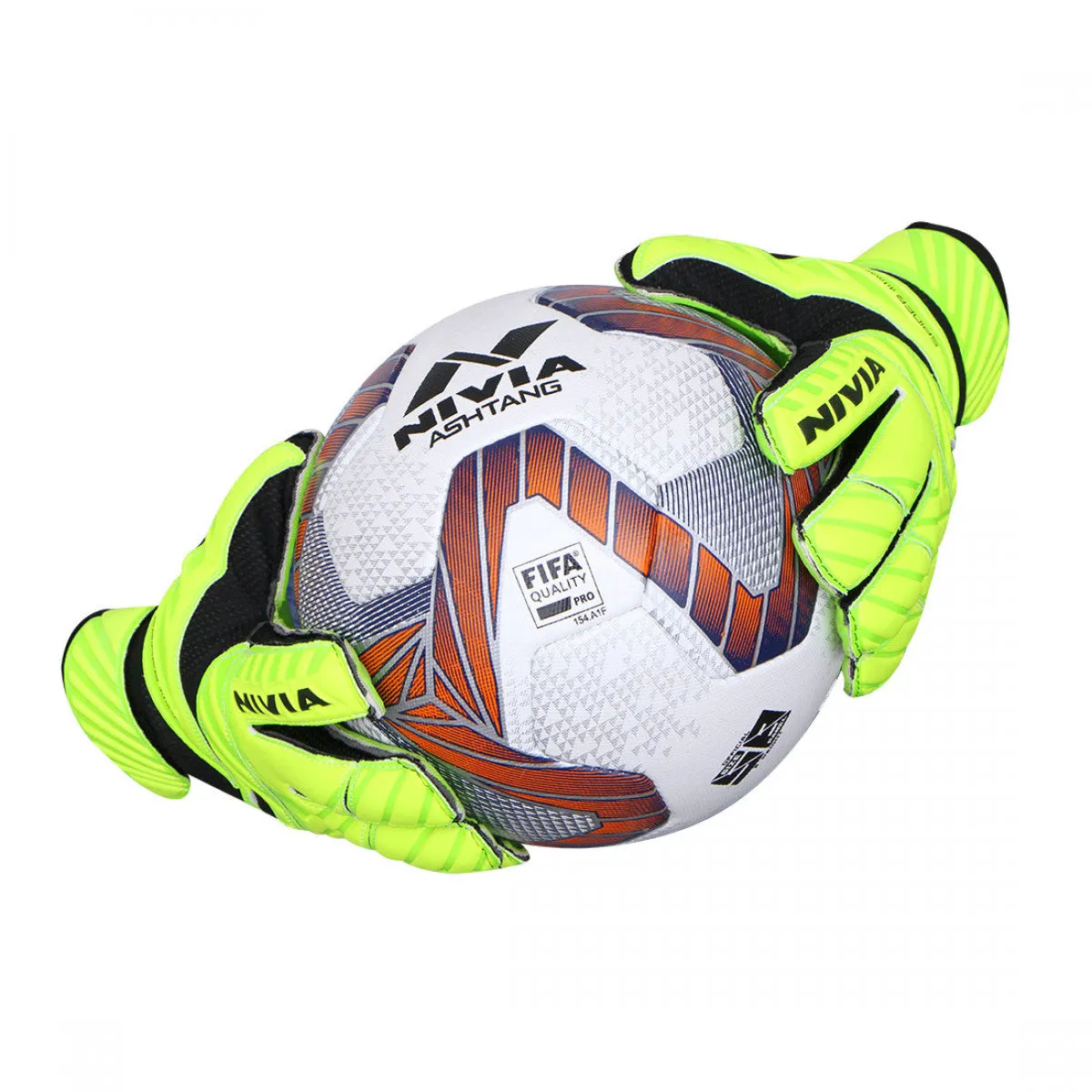 NIVIA Ditmar Spider Football GoalKeeper Gloves Green
