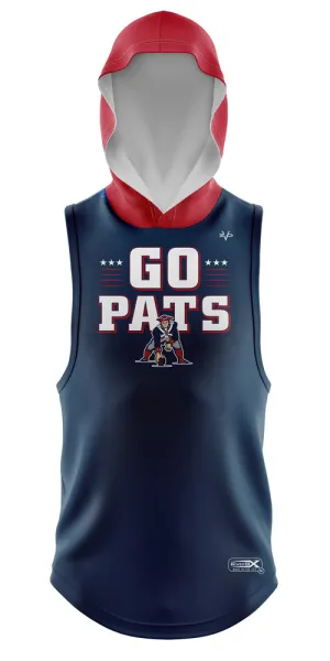 North Middlesex PATRIOTS Lightweight Sleeveless Hoodie