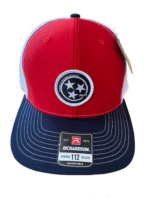 NRC TRI STAR PATCH TRUCKER HAT