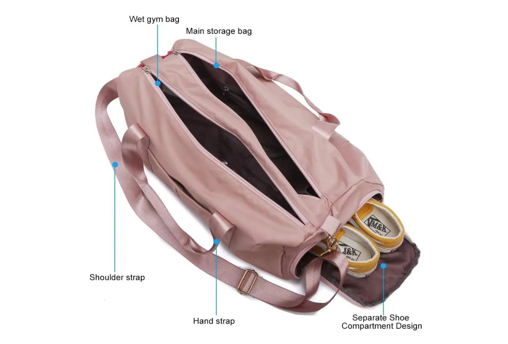 OE MULTI USE GYM BAG in Black