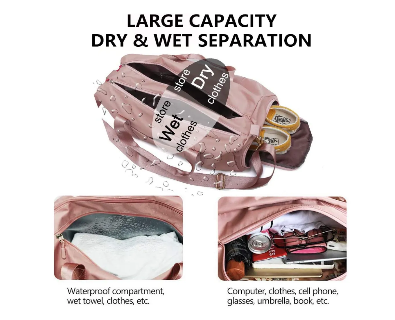 OE MULTI USE GYM BAG in Black