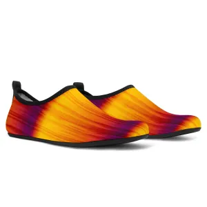 Orange and Yellow Tie Dye Water Shoes
