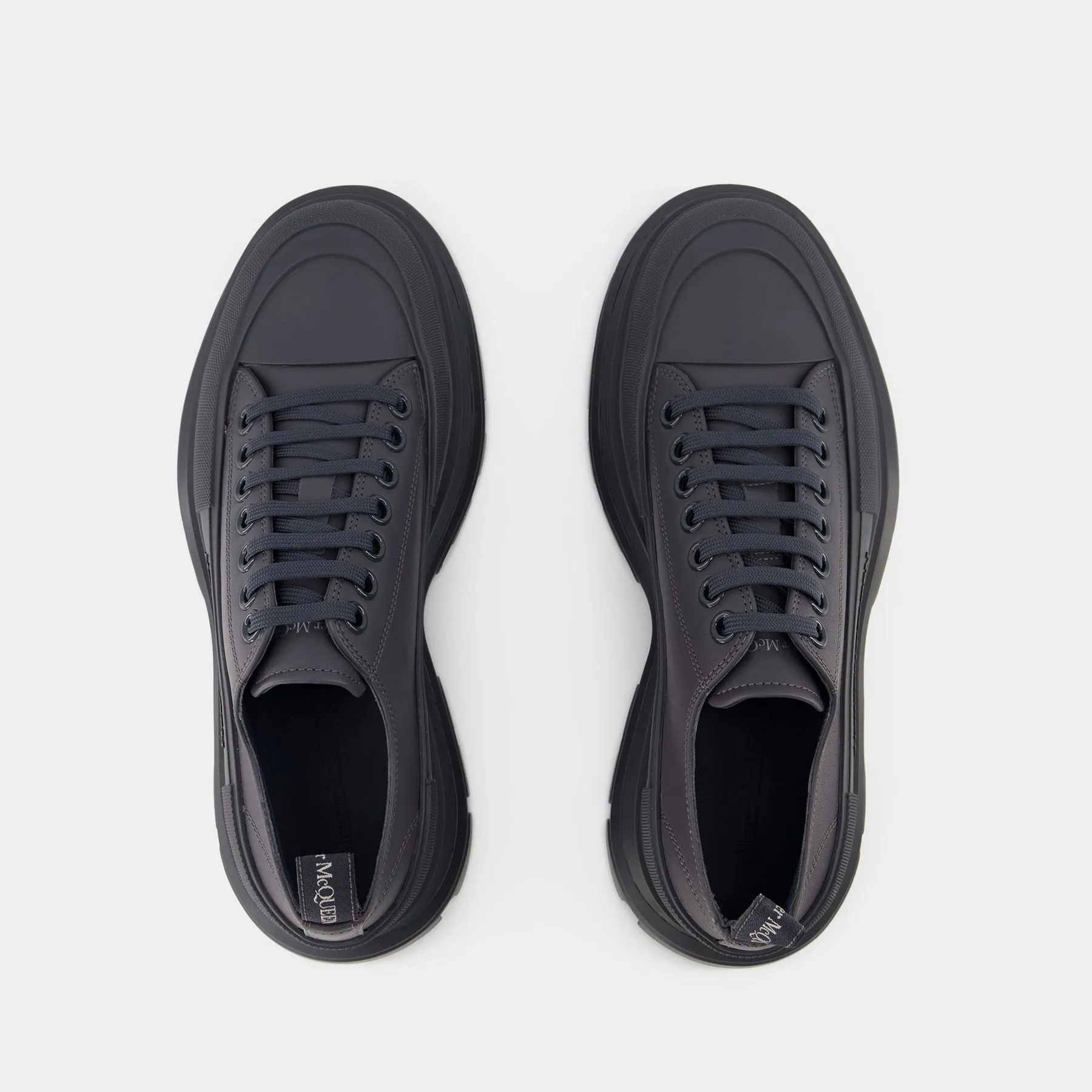 Oversized Sneakers - Alexander Mcqueen - White - Leather
