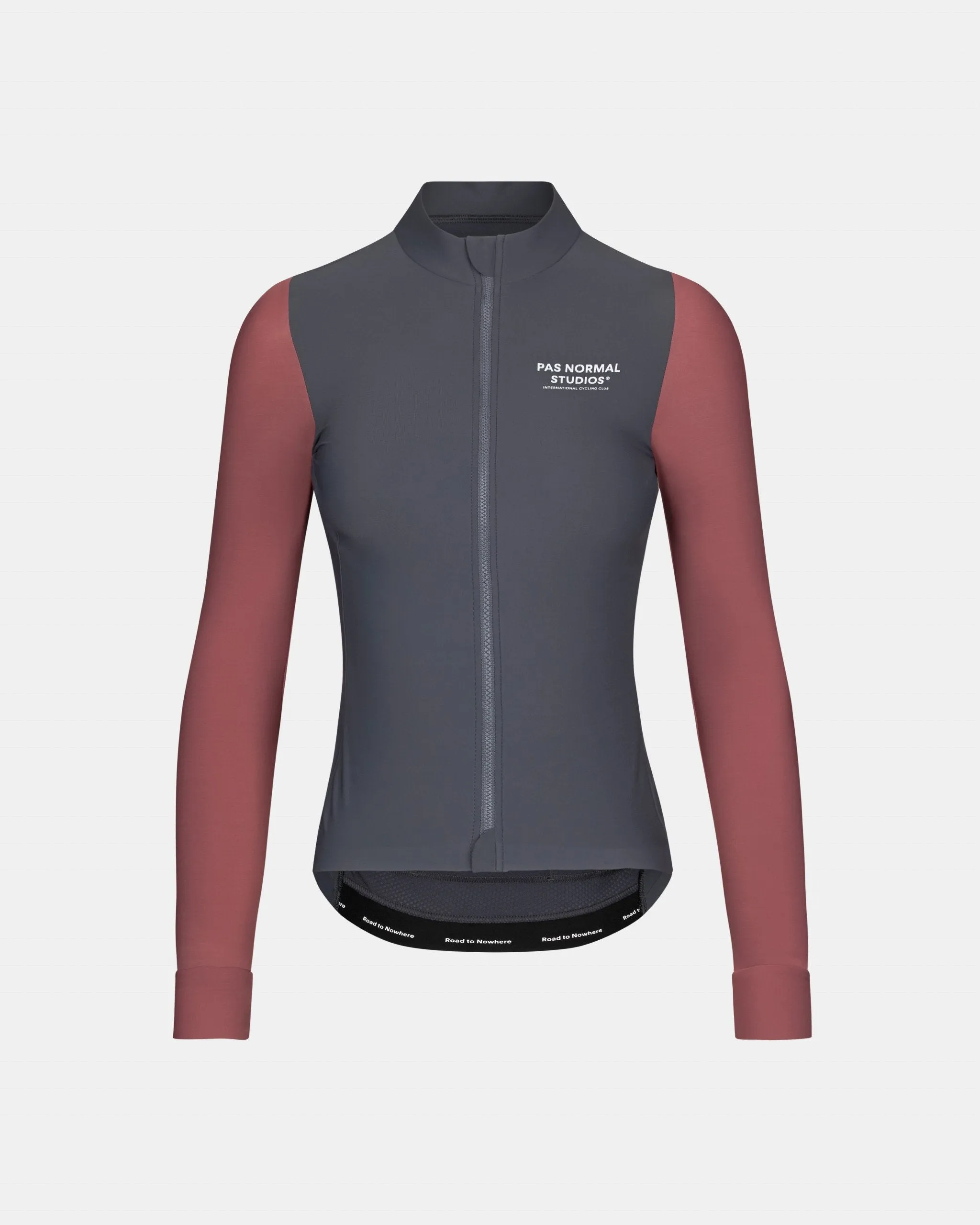 Pas Normal Studios - Women's Long Sleeve Jersey - Dark Navy/Dusty Mauve