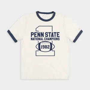Penn State Football 1982 National Champions Ringer Tee