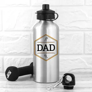 Personalised Silver Water Bottle