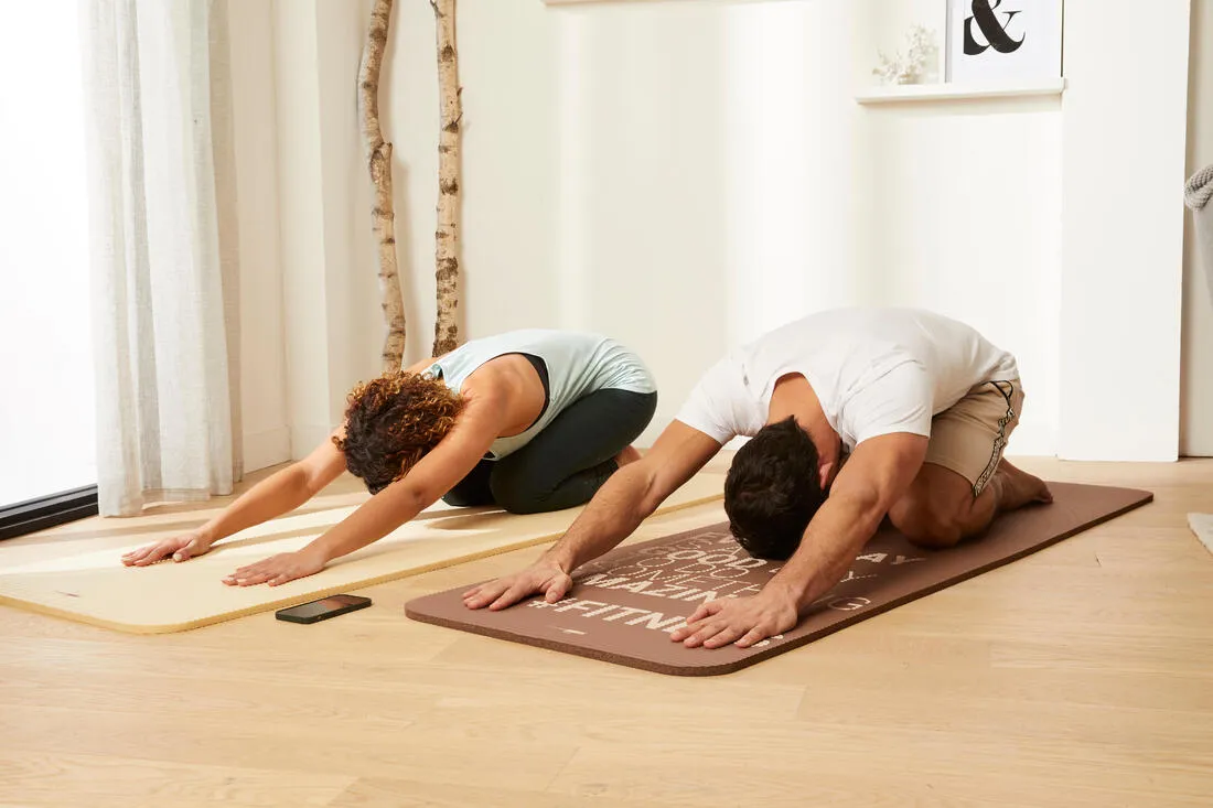 Pilates 15 mm Floor Mat Comfort M - Beige