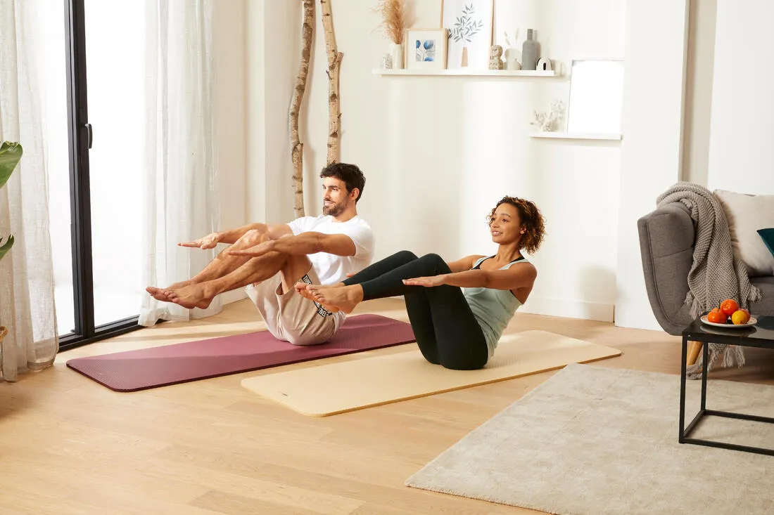 Pilates 15 mm Floor Mat Comfort M - Beige