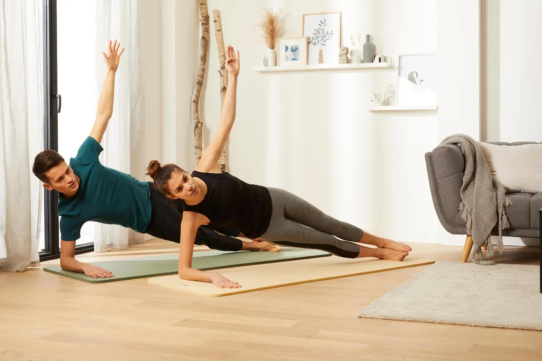 Pilates 15 mm Floor Mat Comfort M - Beige