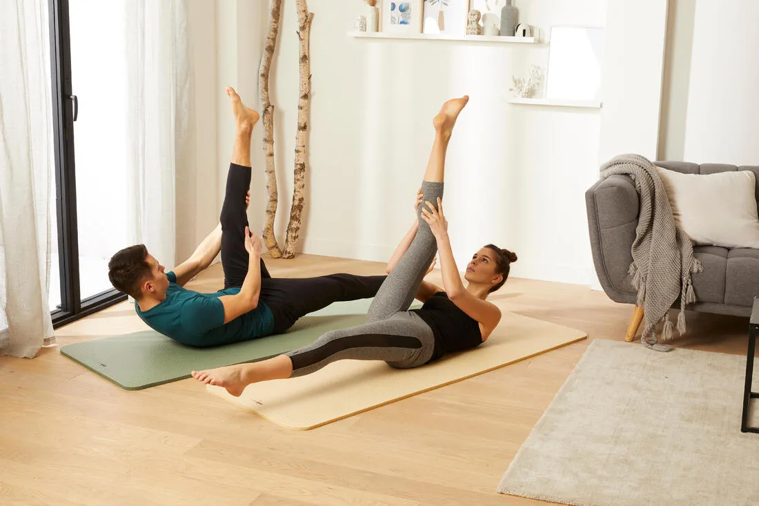 Pilates 15 mm Floor Mat Comfort M - Beige
