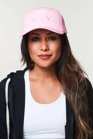 Pink On Pink Mesh Trucker