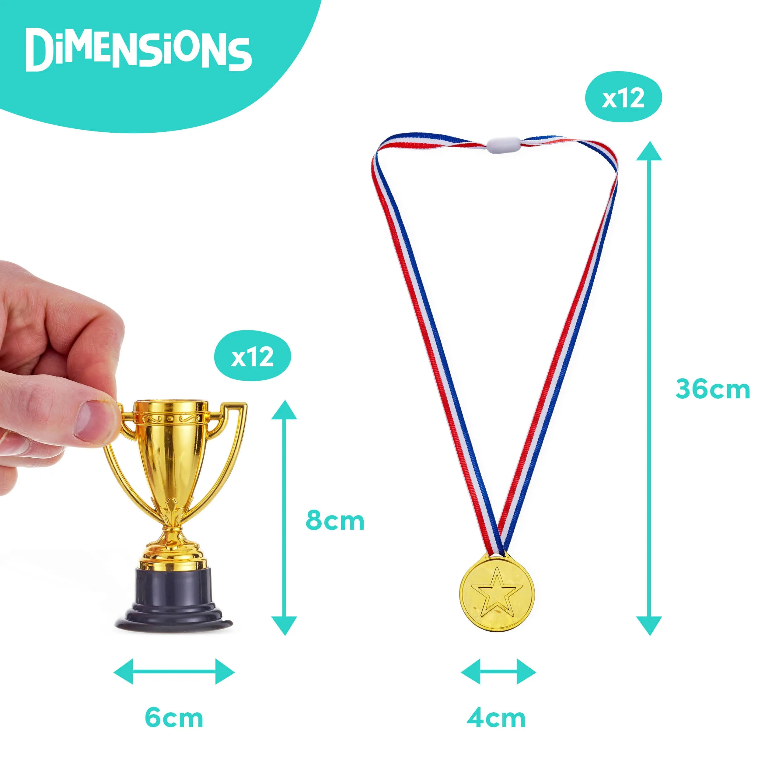 Plastic Trophies & Medals