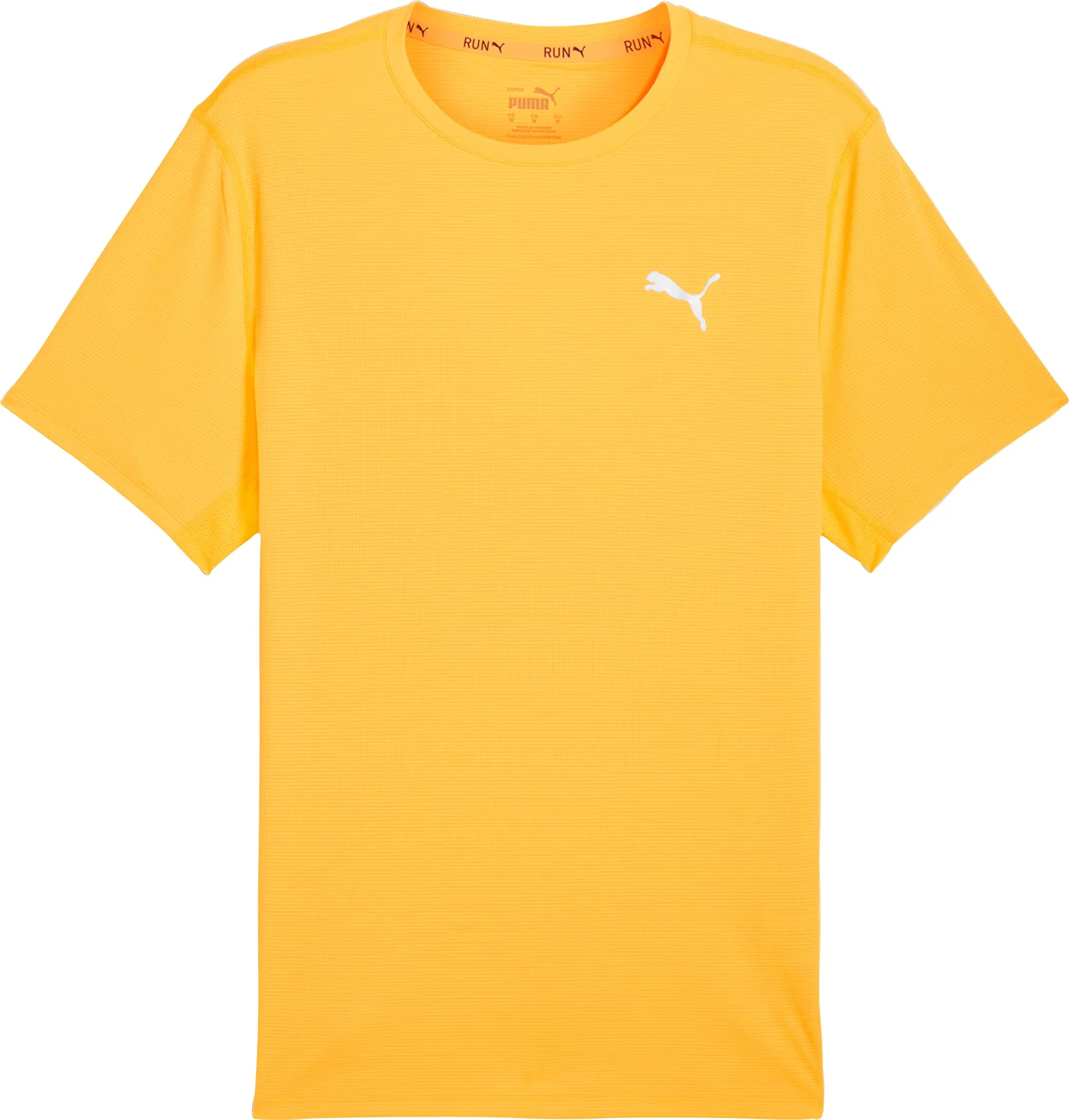 Puma Run Favourite Velocity Short Sleeve Mens Running Top - Orange
