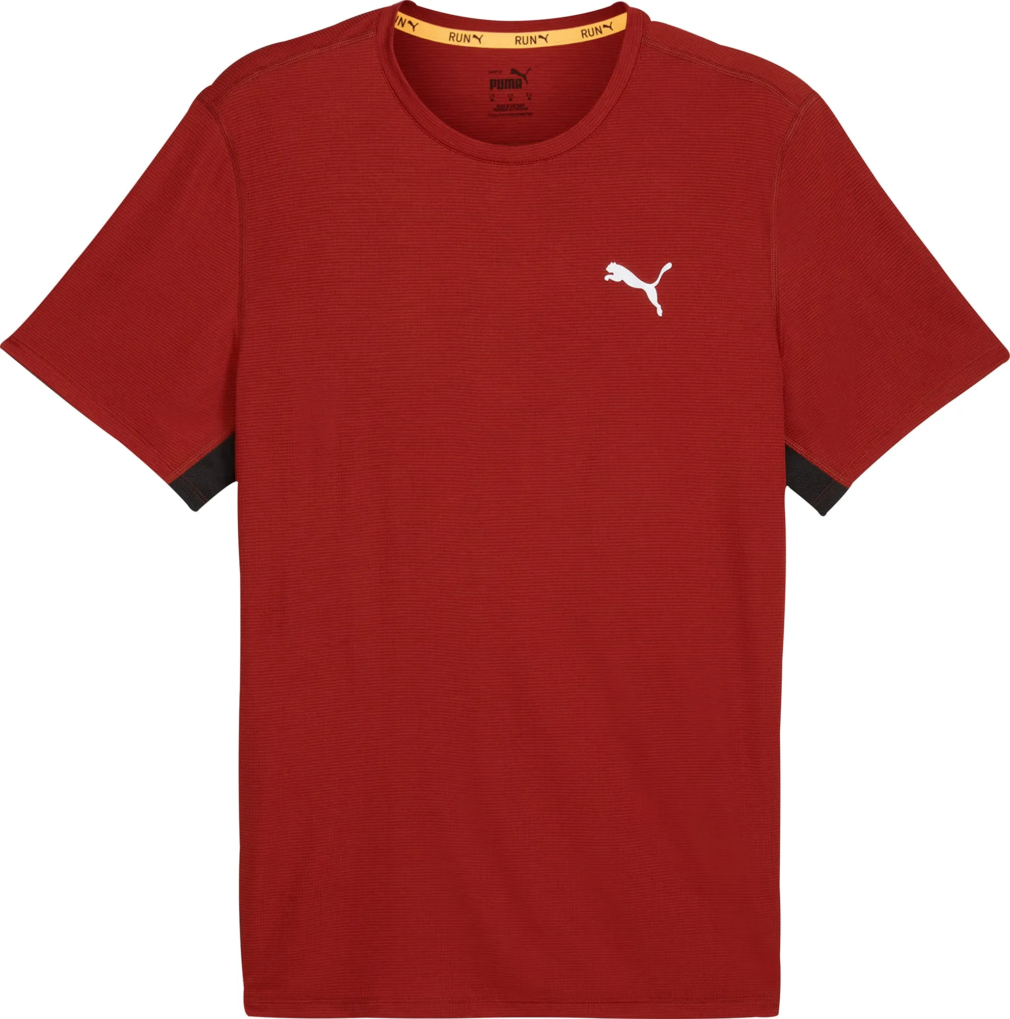 Puma Run Favourite Velocity Short Sleeve Mens Running Top - Red