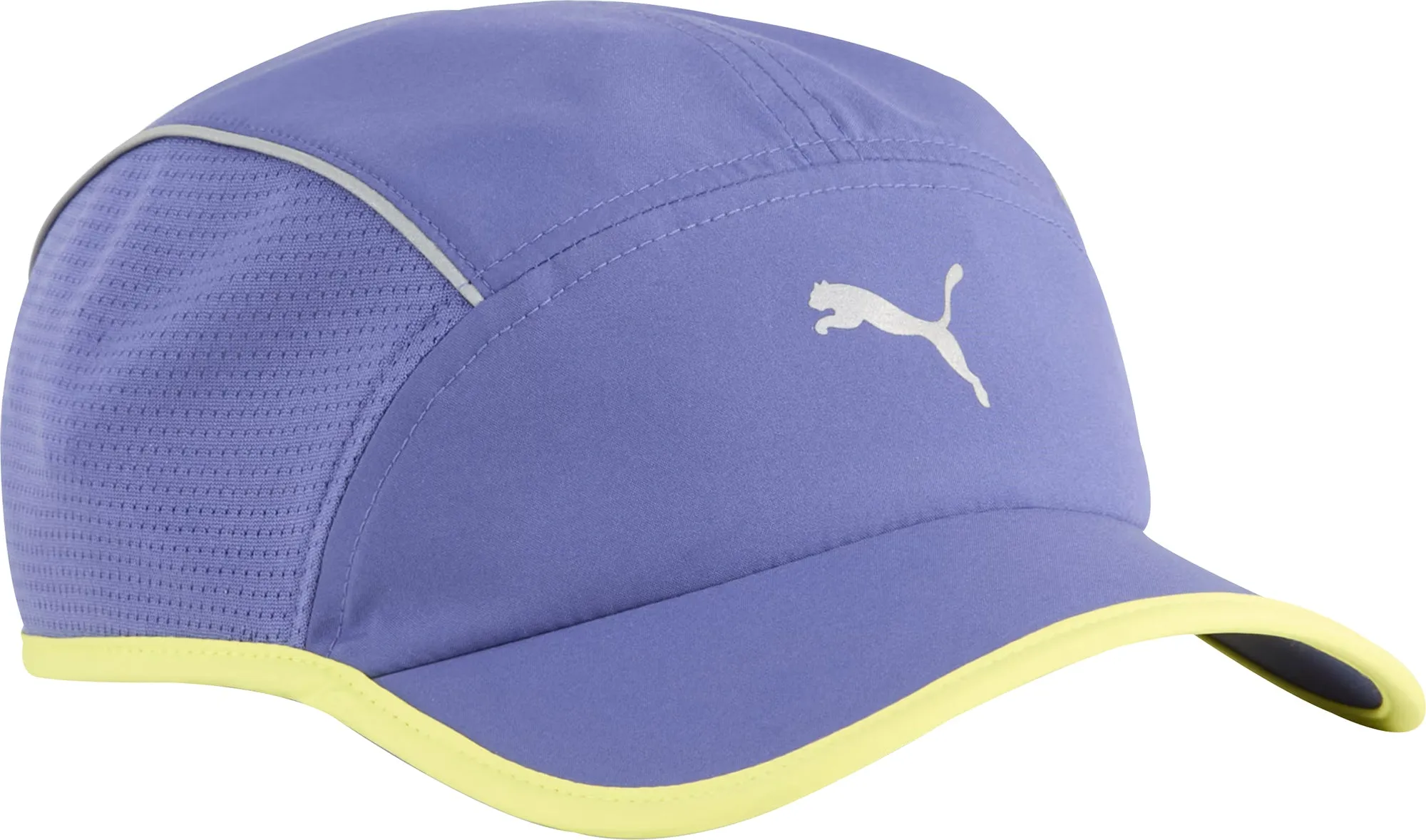 Puma Runner Short Visor 5 Panel Running Cap - Blue