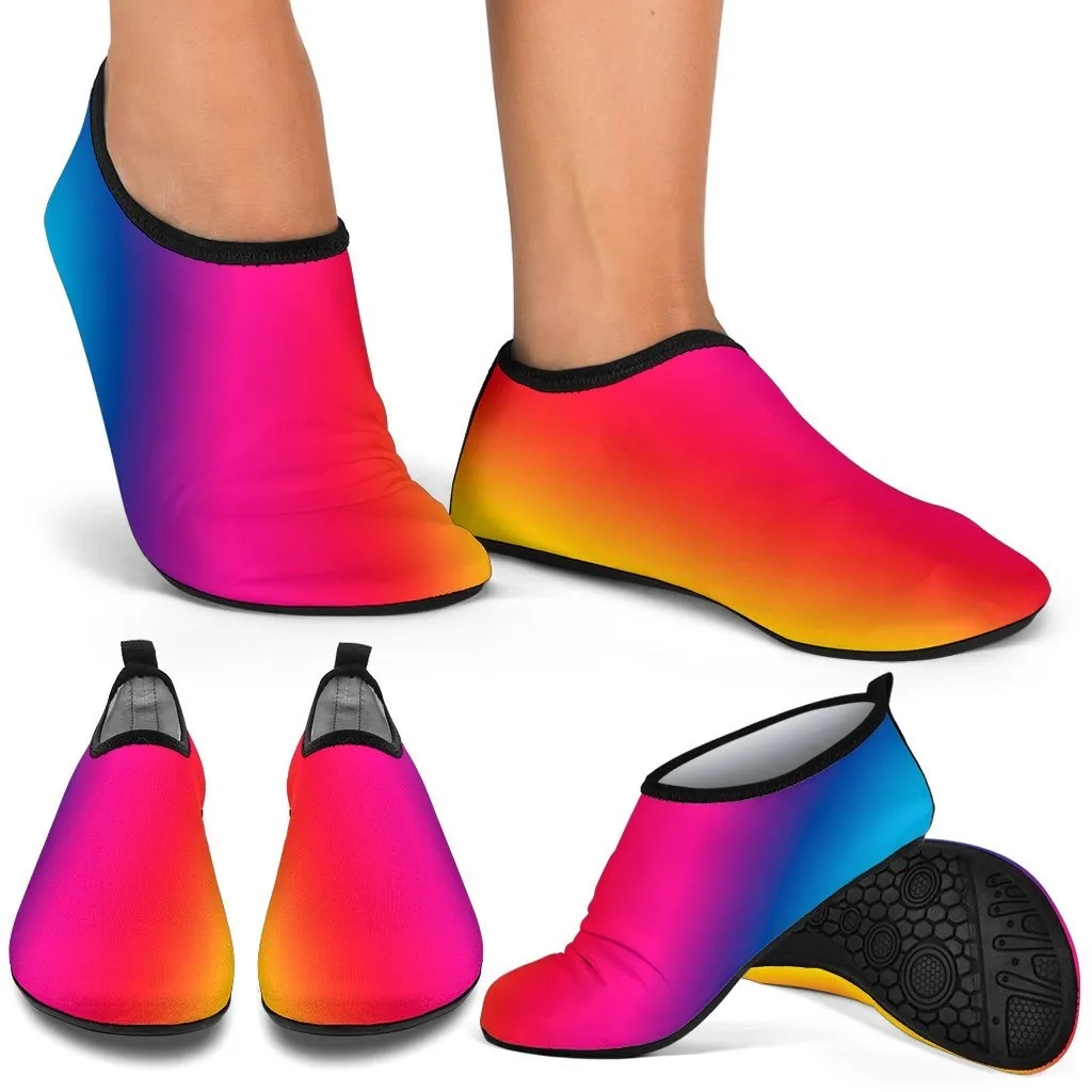 Rainbow Aqua Shoes