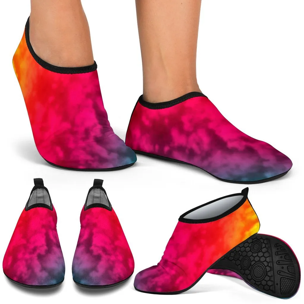 Rainbow Clouds Aqua Shoes