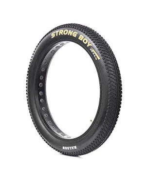 Ralson Nylon Strong Boy MTB Cycle Good Grip Fat Tyre (26 X 4-inch, Black)