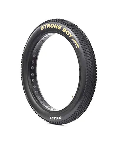 Ralson Nylon Strong Boy MTB Cycle Good Grip Fat Tyre (26 X 4-inch, Black)
