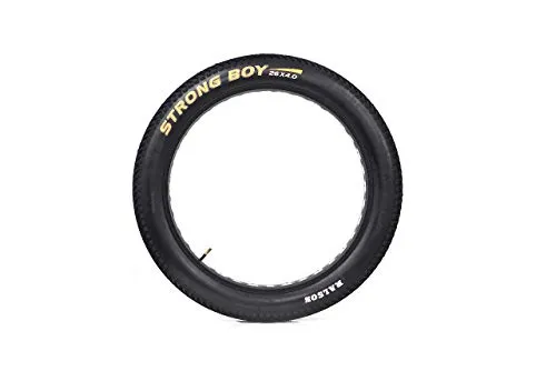 Ralson Nylon Strong Boy MTB Cycle Good Grip Fat Tyre (26 X 4-inch, Black)