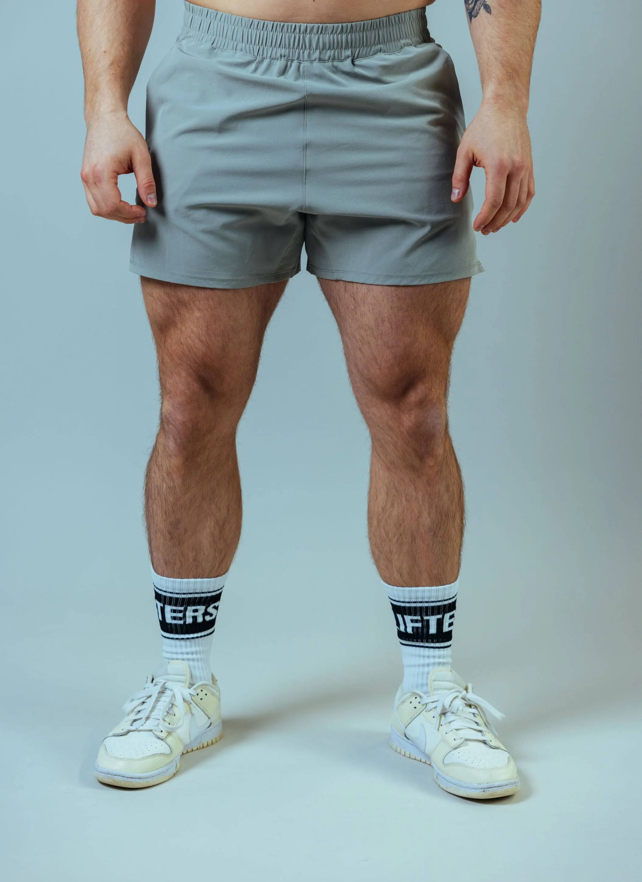 Raw Gym Shorts - Short Cut | Grau