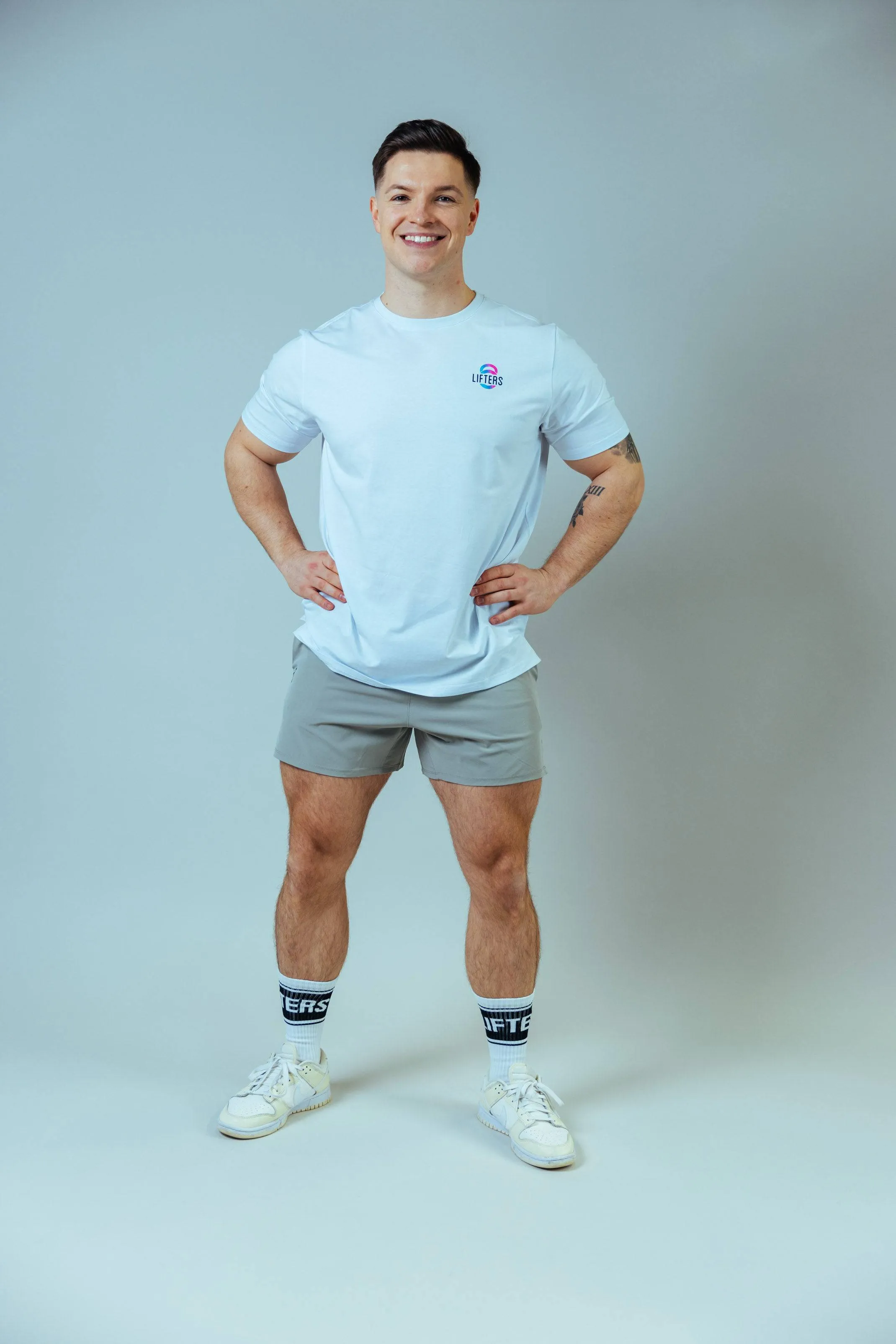 Raw Gym Shorts - Short Cut | Grau