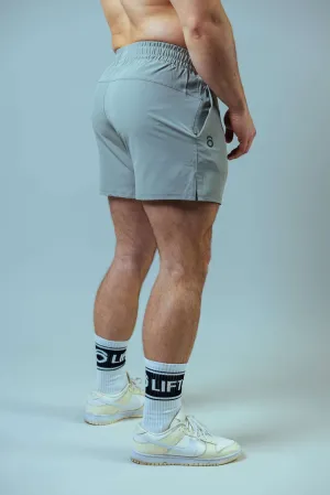 Raw Gym Shorts - Short Cut | Grau