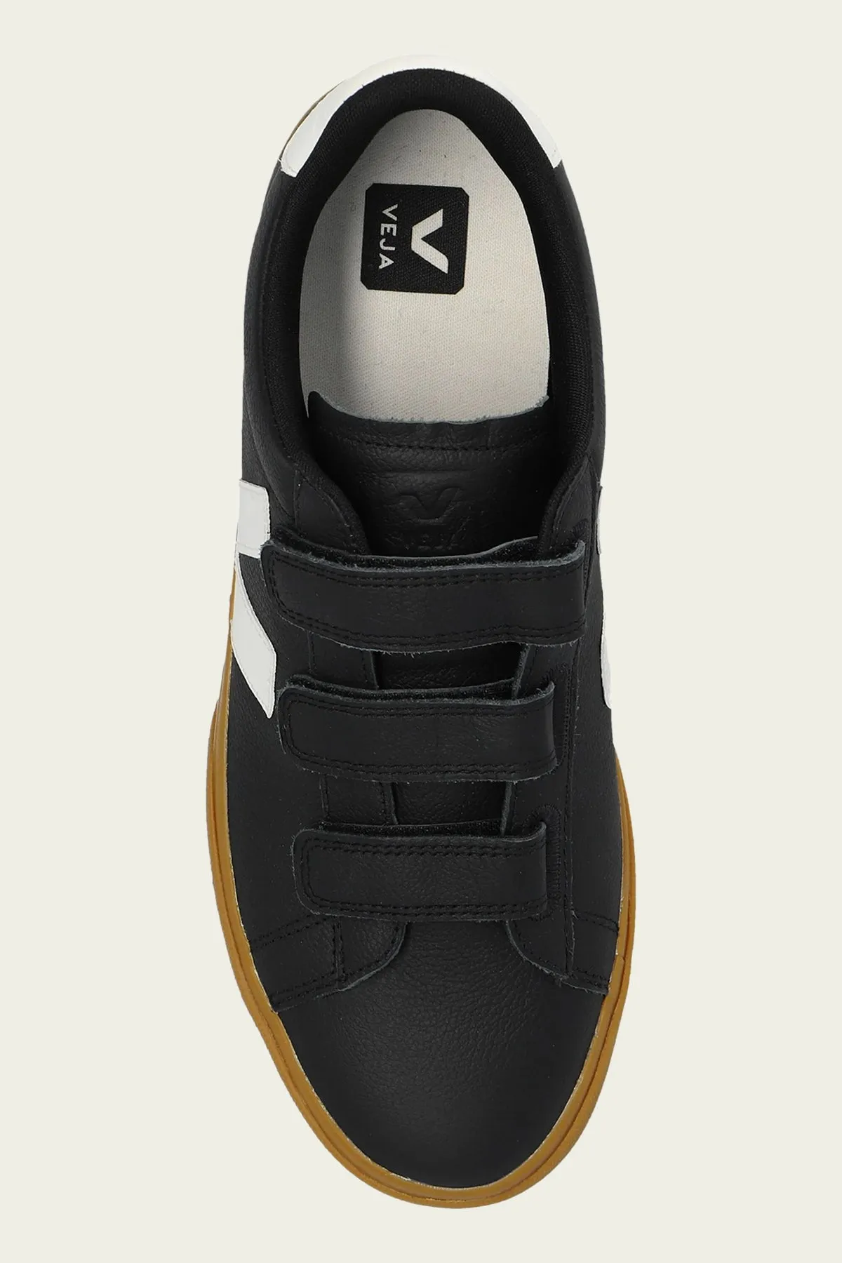 Recife Chromefree Leather Men Sneaker in Black White