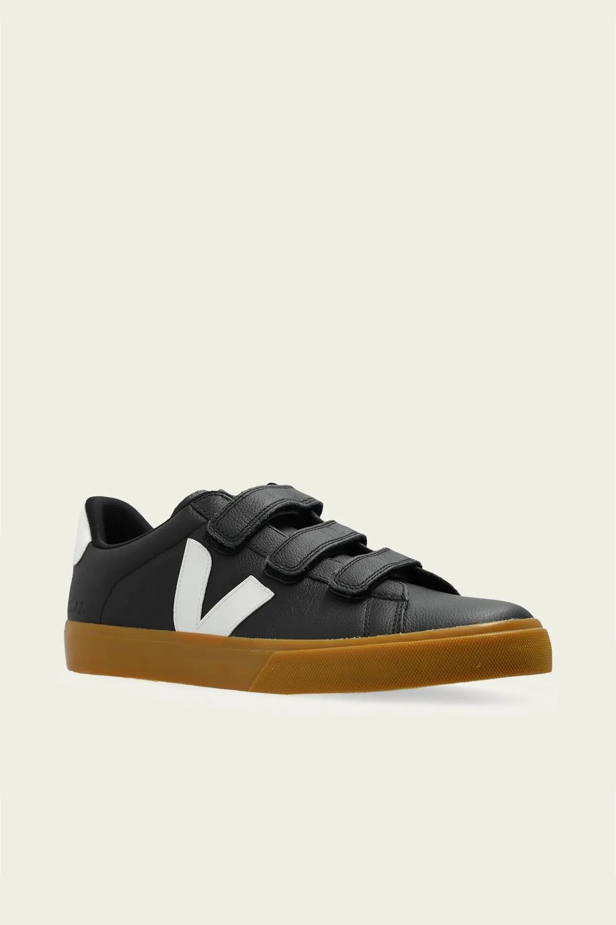 Recife Chromefree Leather Men Sneaker in Black White
