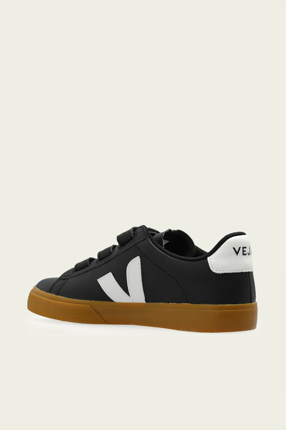 Recife Chromefree Leather Men Sneaker in Black White