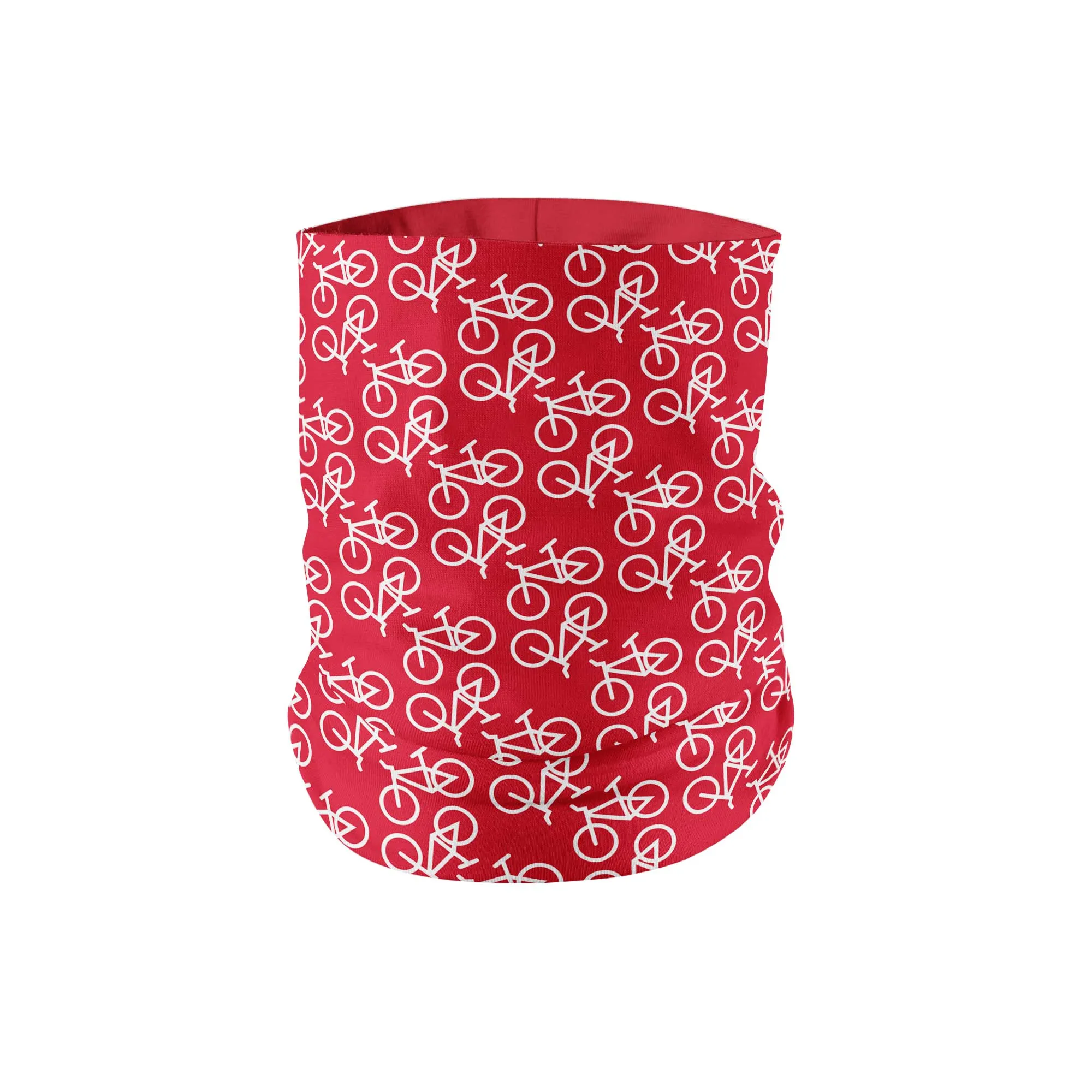 Red Cyclist Neck Gaiter