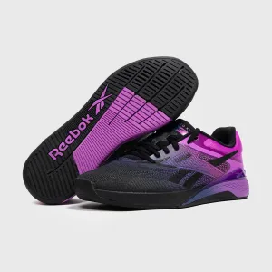 REEBOK - NANO X5 - WOMEN'S - BLACK/TWILIGHT PURPLE/PURPLE RAVE
