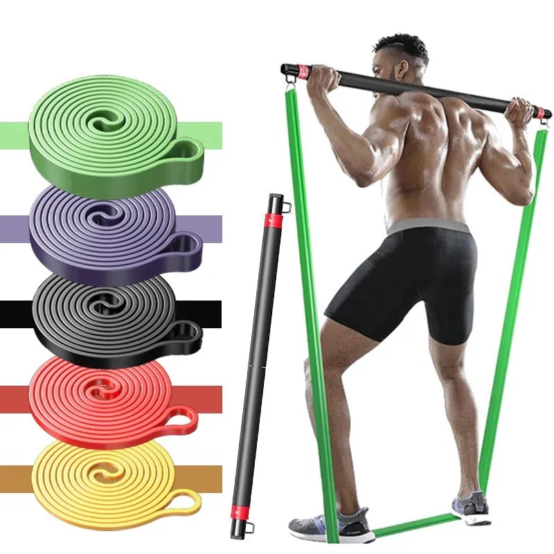 Resistance Band Fitness Bar