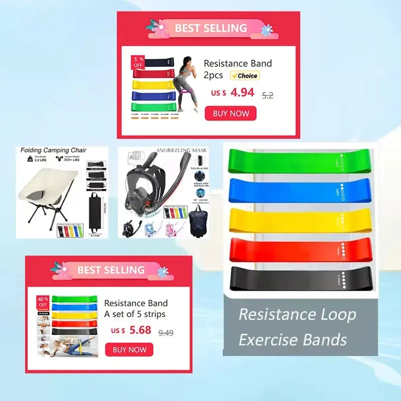Resistance Loop Bands Home Fitness - Stretching