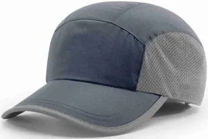 Richardson Mesh Panel Running Cap Navy Charcoal