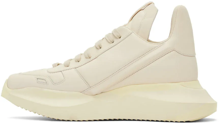 RICK OWENS Off-White Geth Sneakers