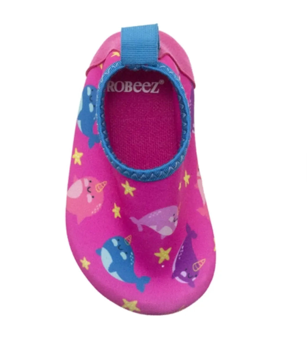 Robeez - Aqua Shoes - Narwhal Stars