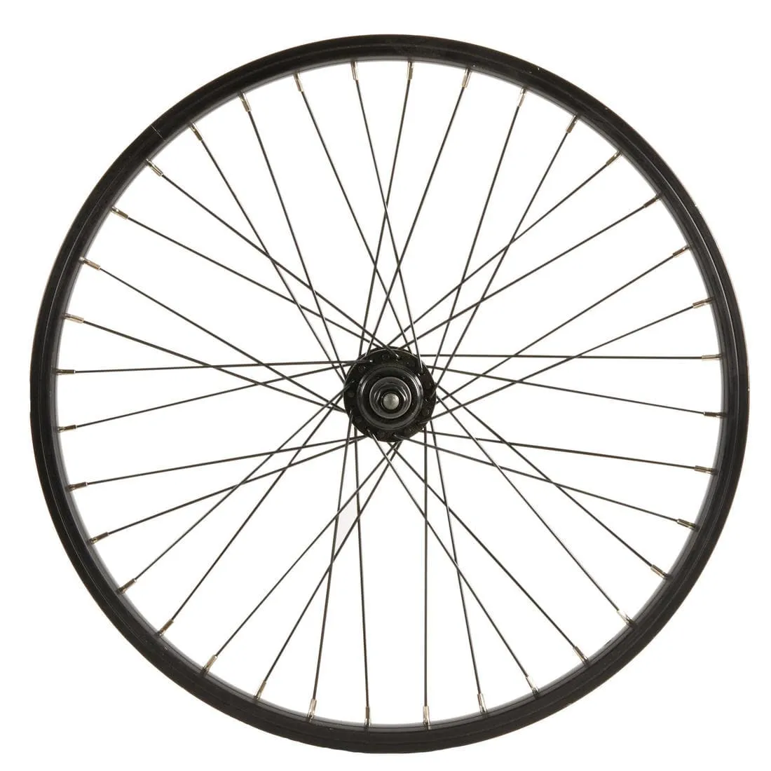 Roue BMX 20 pouces arrière à roue libre axe 10 mm noir