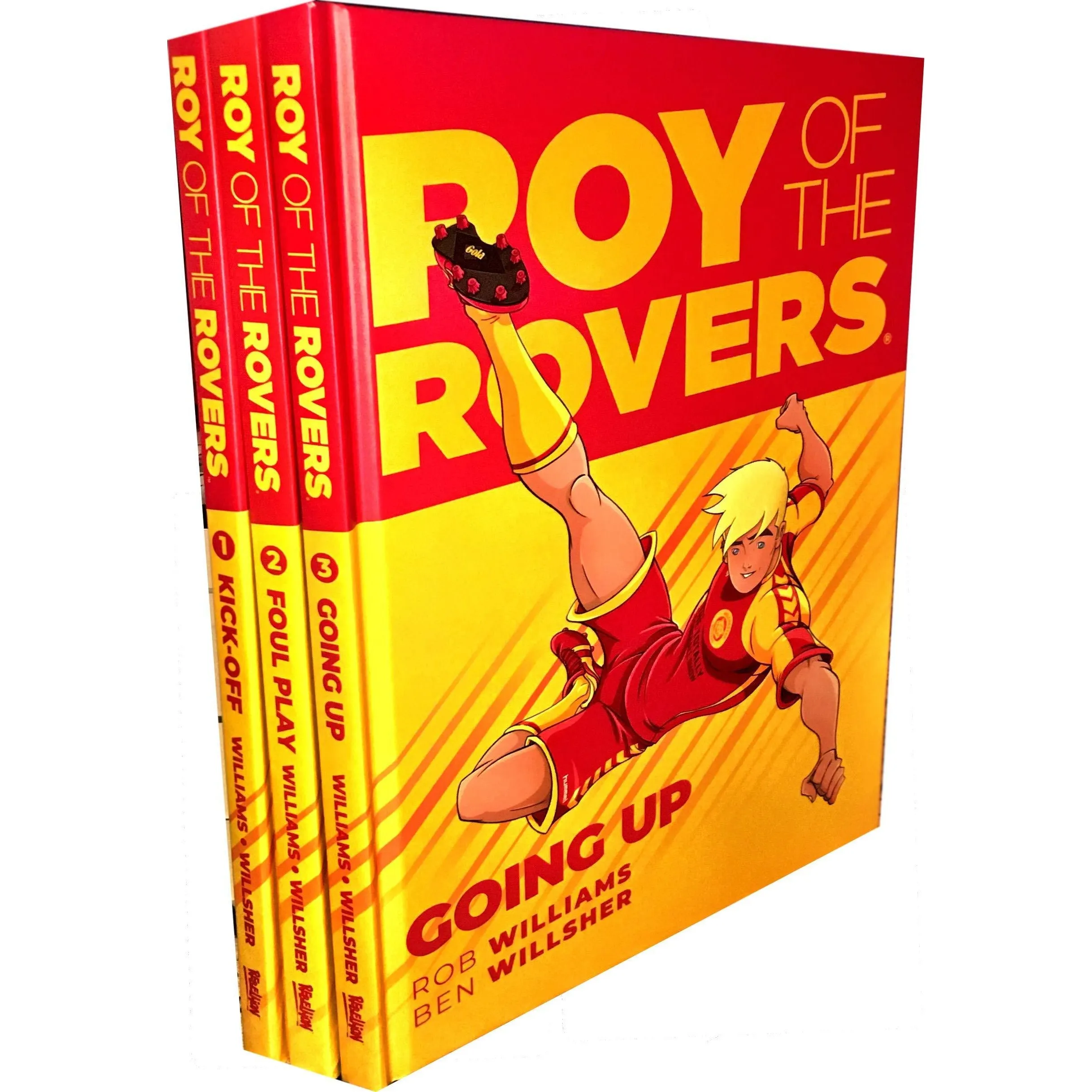 Roy of the Rovers Graphic Novl 3 Books Collection Set (Kick-Off, Foul Play, Going Up)
