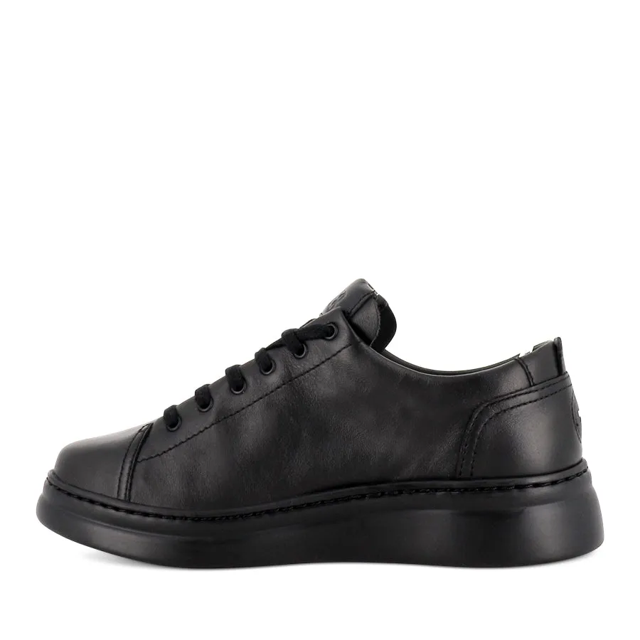 RUNNER UP K200508 L - BLACK BLACK LEATHER