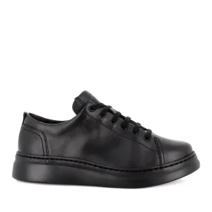 RUNNER UP K200508 L - BLACK BLACK LEATHER