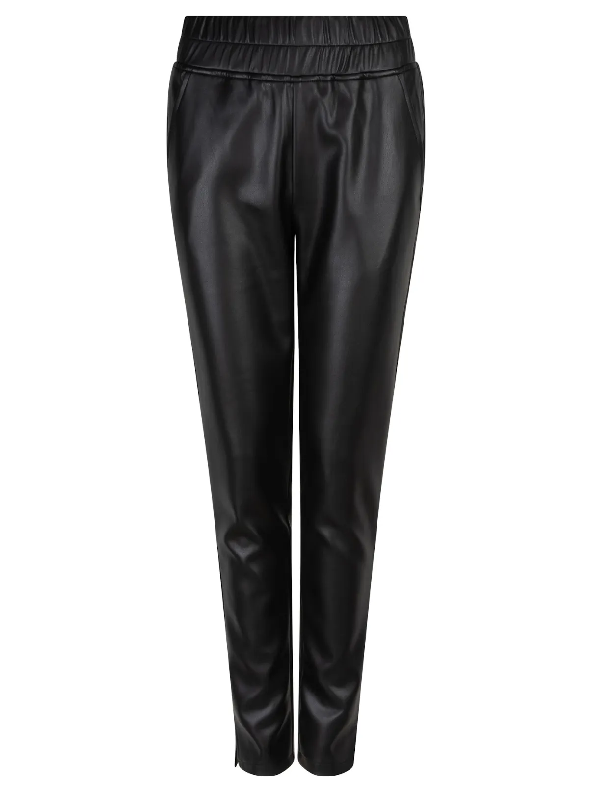SALE Trousers Tregging Vegan Leather-Black