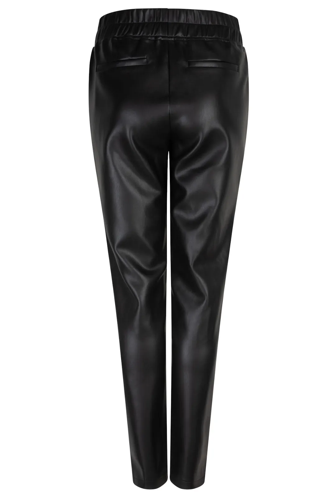 SALE Trousers Tregging Vegan Leather-Black