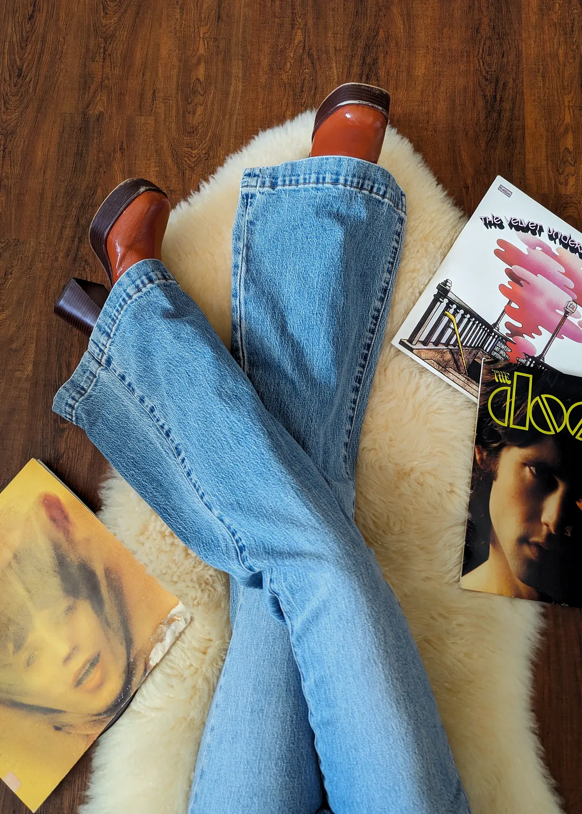 Salty Blue Denim Eastcoast Flares ✿ Organic Cotton