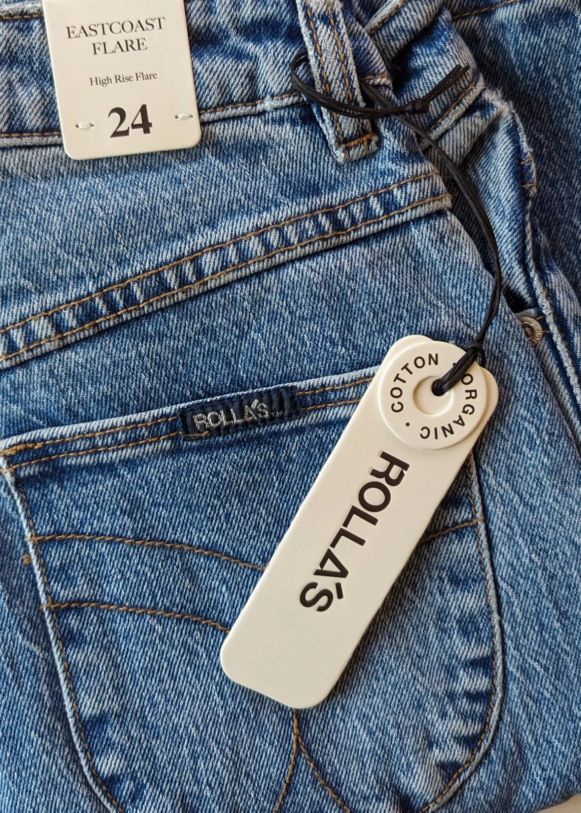 Salty Blue Denim Eastcoast Flares ✿ Organic Cotton