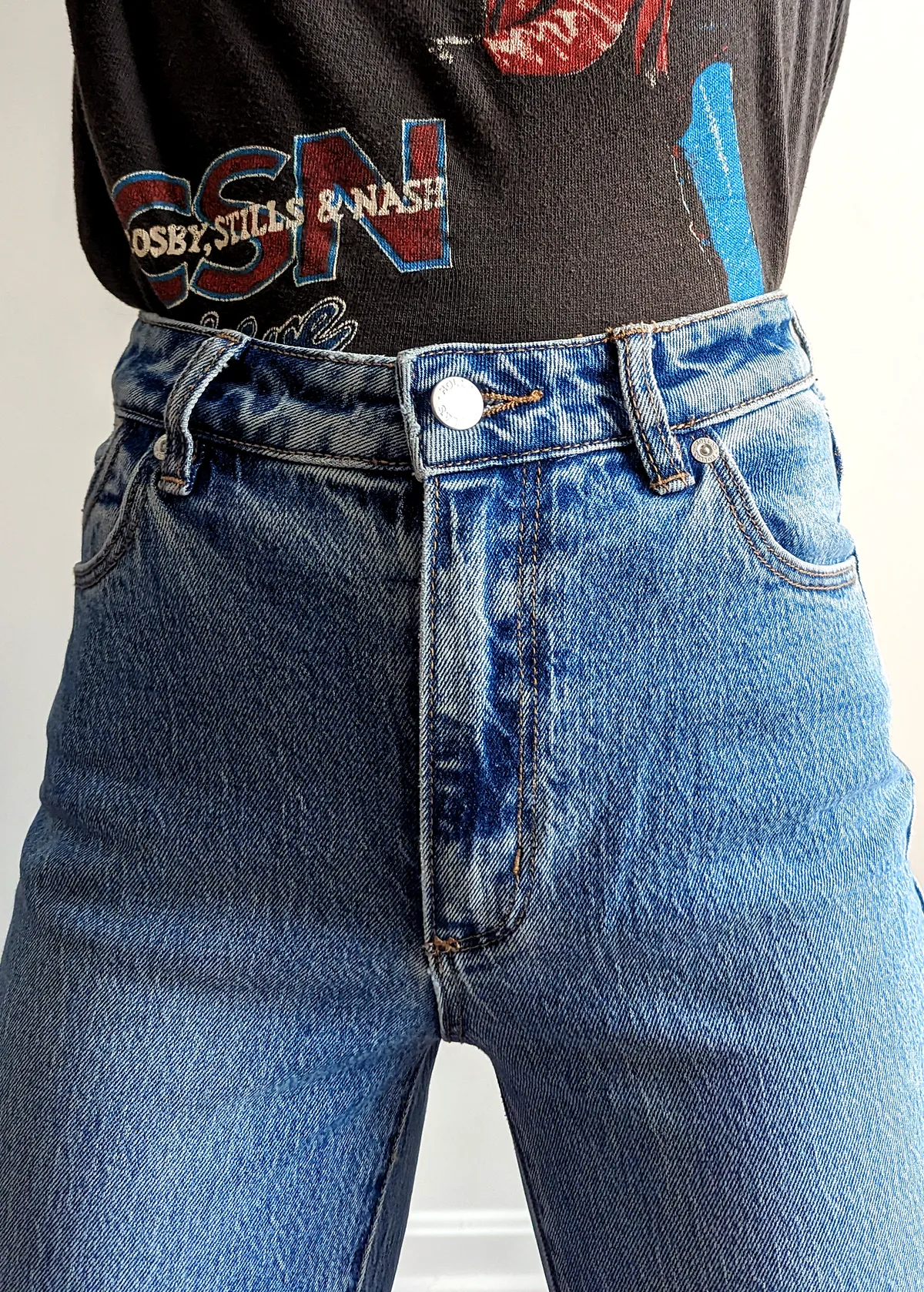 Salty Blue Denim Eastcoast Flares ✿ Organic Cotton